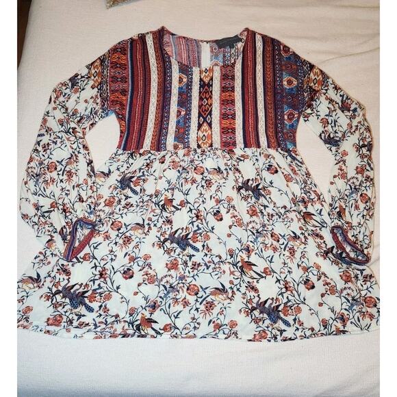 Sunday in Brooklyn Dresses & Skirts - Anthropologie Sunday in Brooklyn Dress Sz L, Floral Tunic,‎ Boho